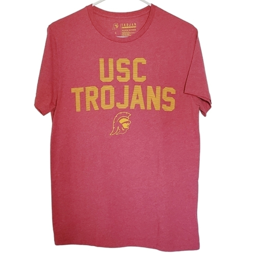 1258 * Trojan Apparel USC Trojans Tee Red Size S